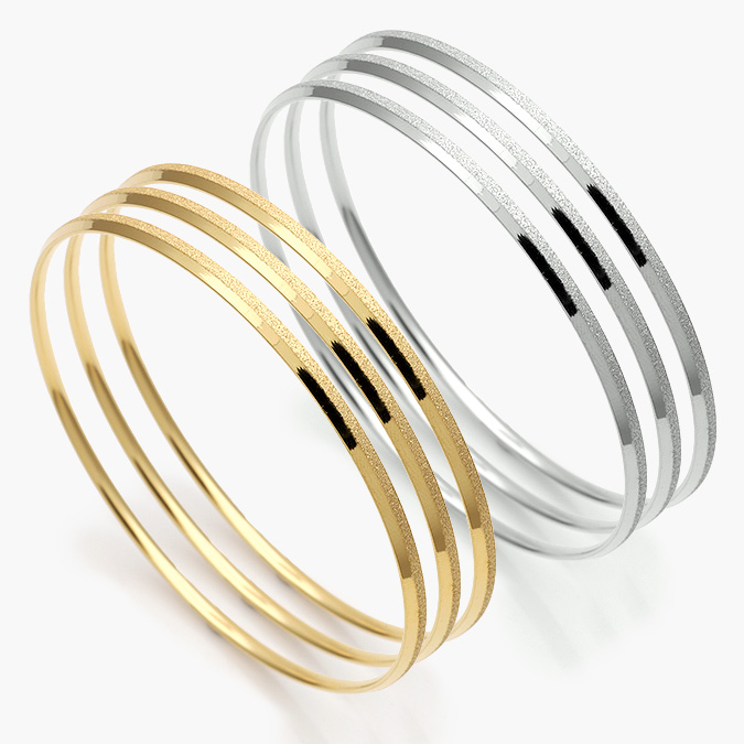 AP0657 Brazalete Triple Acero Inoxidable 657 - Imagen 1