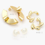 Aretes Chapa de Oro 623 - Modelo 1