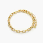 Pulso Eslabones Chapa de Oro para Armados 0236-1