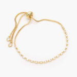 Pulso Ajustable Micropave Chapa de Oro 791 - Imagen 2