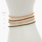 Pulso Ajustable Micropavé Chapa de Oro 1.5 mm.
