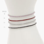 Pulso Ajustable Micropave Chapa de Rodio 1.5mm.