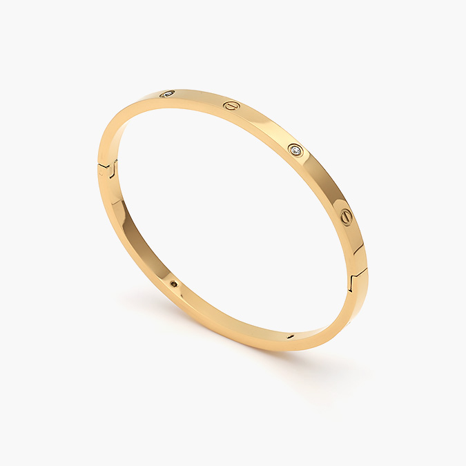 VP-0037-O Brazalete Acero Inoxidable Tornillo 4mm. 0691 - Imagen 1