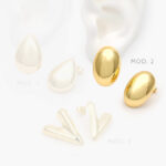 Aretes Chunky Acero Inoxidable 171 - Modelo 1