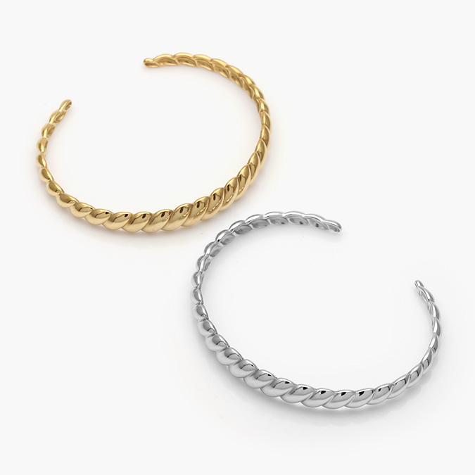 AP0704 Brazalete Chunky Acero Inoxidable 704 - Imagen 1