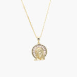 Collar Jesucristo Chapa de Oro 316