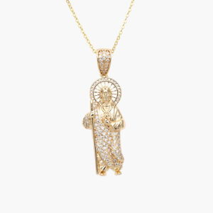 Collar San Judas Tadeo Chapa de Oro 345