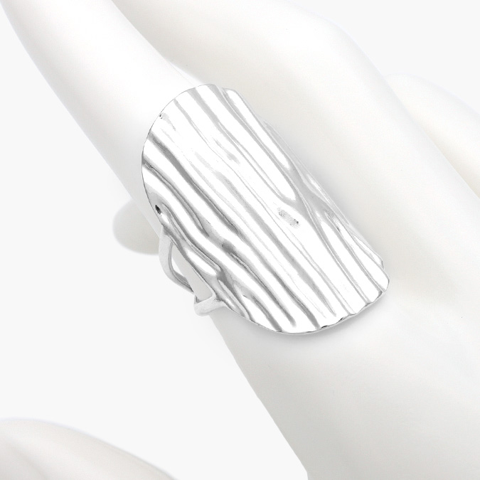 AB0536P Anillo Ajustable Chunky Acero Inoxidable 536 - Imagen 1