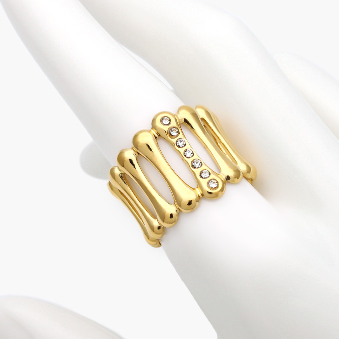 AB0543O Anillo Ajustable Chunky Acero Inoxidable 543 - Imagen 1