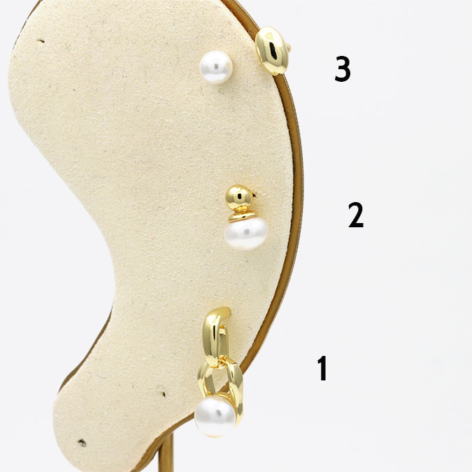 Aretes-1 Aretes Valdivia Accesorios Chapa de Oro 01 - Imagen 1