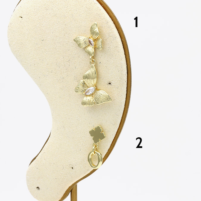 Aretes-12 Aretes Valdivia Accesorios Chapa de Oro 12 - Imagen 1
