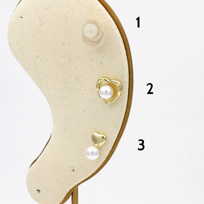 Aretes-15 Broqueles Valdivia Accesorios Chapa de Oro 15 - Imagen 1