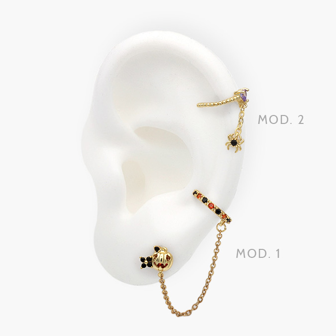 CA60114 Cuff Halloween Chapa de Oro 114 - Imagen 1