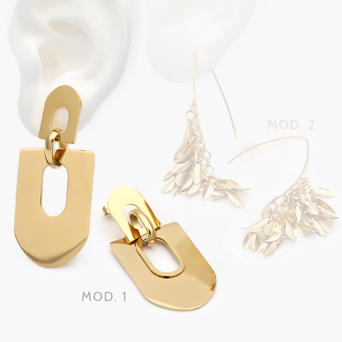 aa10183 Aretes Acero Inoxidable 183 - Imagen 1