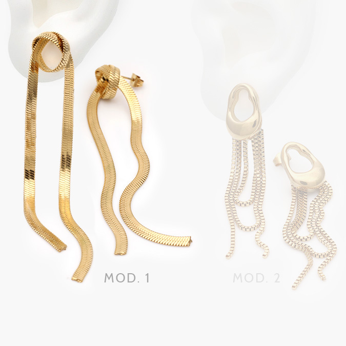 aa10187 Aretes Acero Inoxidable 187 - Imagen 1