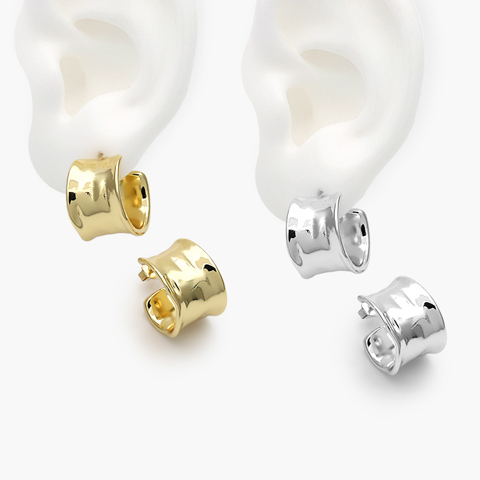 CA10638 Aretes Chapa de Oro 638 - Imagen 1