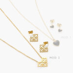 Set Corazones Esmalte Acero Inoxidable 0153
