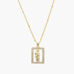 Collar San Judas Tadeo Chapa de Oro 355