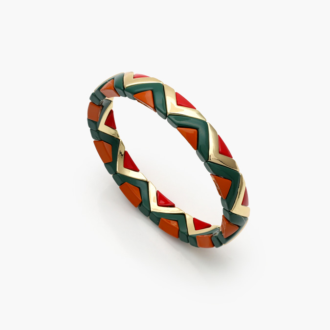 CTP0666 Brazalete Elástico Chapa de Oro 666 - Imagen 1