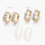 Aretes Chapa de Oro Grupo 9