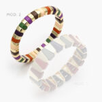Brazalete Elástico Chapa de Oro 652