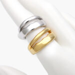 Anillo Liso Acero Inoxidable 549 - Oro - 7