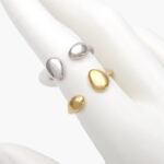 Anillo Liso Acero Inoxidable 561 - Oro - 7
