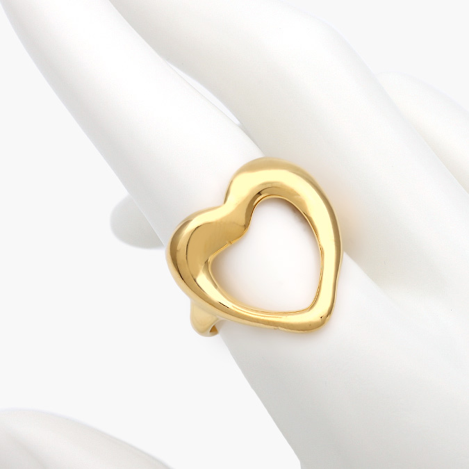 AB0569-O Anillo Corazón Chunky Acero Inoxidable 569 - Imagen 1
