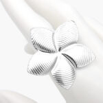 Anillo Flor Chunky Acero Inoxidable 571 - Imagen 2