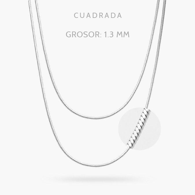 AC0147P Cadena 1.3mm. Acero Inoxidable 147 - Imagen 1