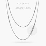 Cadena 1.2mm. Acero Inoxidable 148 - 50cm.