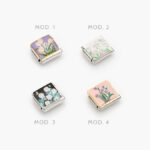 Charm Flores Acero Inoxidable Nomination 204 - Modelo 1
