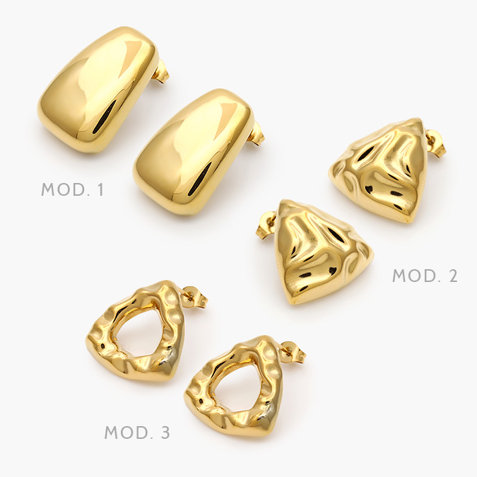 AA10225 Aretes Acero Inoxidable 225 - Imagen 1