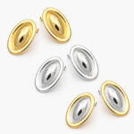 Aretes Chunky Bicolor Acero Inoxidable 248 - Bicolor
