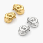 Aretes Chunky Acero Inoxidable 252 - Oro