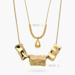Collar Corazon Acero Inoxidable 540 - Modelo 1