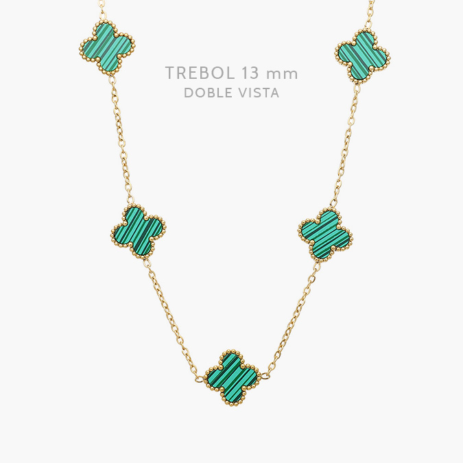 AD0550-3 Collar Flores Acero Inoxidable 550 - Imagen 1