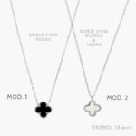 Collar Flores Acero Inoxidable 553 - Modelo 1