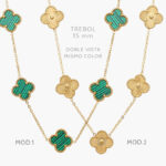 Collar Flores Acero Inoxidable 558 - Modelo 1