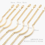 Esclava 4mm. Chapa de Oro 11 - Imagen 2
