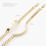 Esclava 6.5mm. Chapa de Oro 12 - Imagen 2