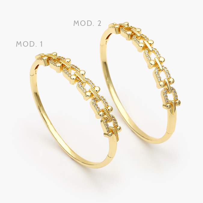 CTP0699 Brazalete Chapa de Oro 699 - Imagen 1