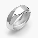 Brazalete Chunky Liso Sin Piedras Chapa de Oro 740 - Imagen 2