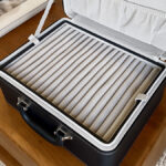 Maletín organizador de joyería - Vinipiel gris oxford - Imagen 6