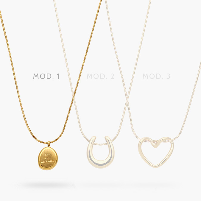 ad0546 Collar Corazon Acero Inoxidable 546 - Imagen 1