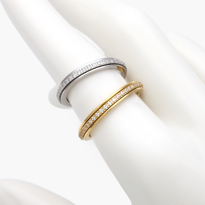 AB0592 Anillo Giratorio Zirconia Acero Inoxidable 592 - Imagen 1