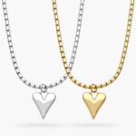 Collar Corazón Acero Inoxidable 569