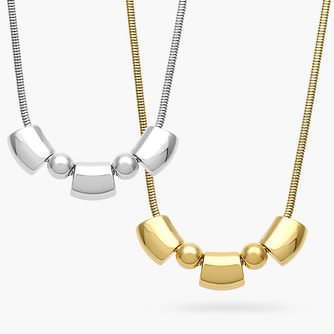 AD0573 Collar Liso Chunky Acero Inoxidable 573 - Imagen 1