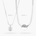 Collar Liso Acero Inoxidable 588 - Modelo 1