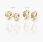 Huggies Zirconia Blanca Chapa de Oro Grupo 31 - Modelo 1
